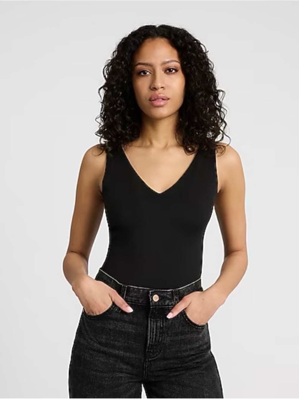 Express Body Contour V-Neck Bodysuit